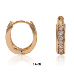 Kolczyki Xuping pozłacane 18k - MF38079